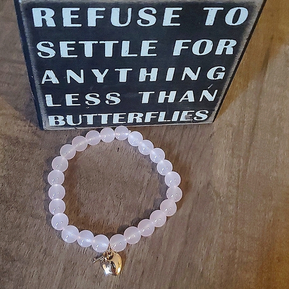 Jewelry - Light pink lock & key braclet